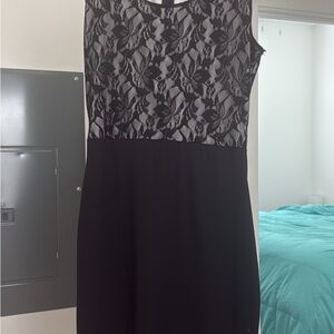 Elegant Black Lace Dress